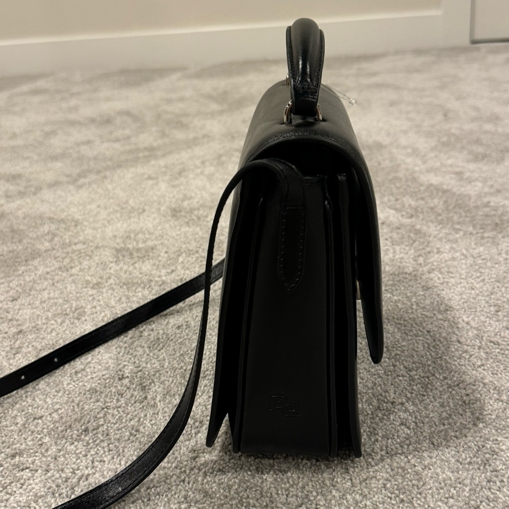Reformation Monica Crossbody Leather Bag in Black NWOT - Picture 11 of 14